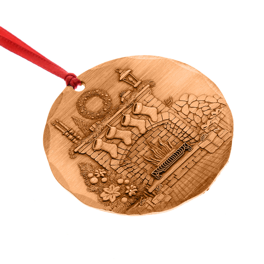 2026 Cozy Hearth Annual Ornament (Copper)