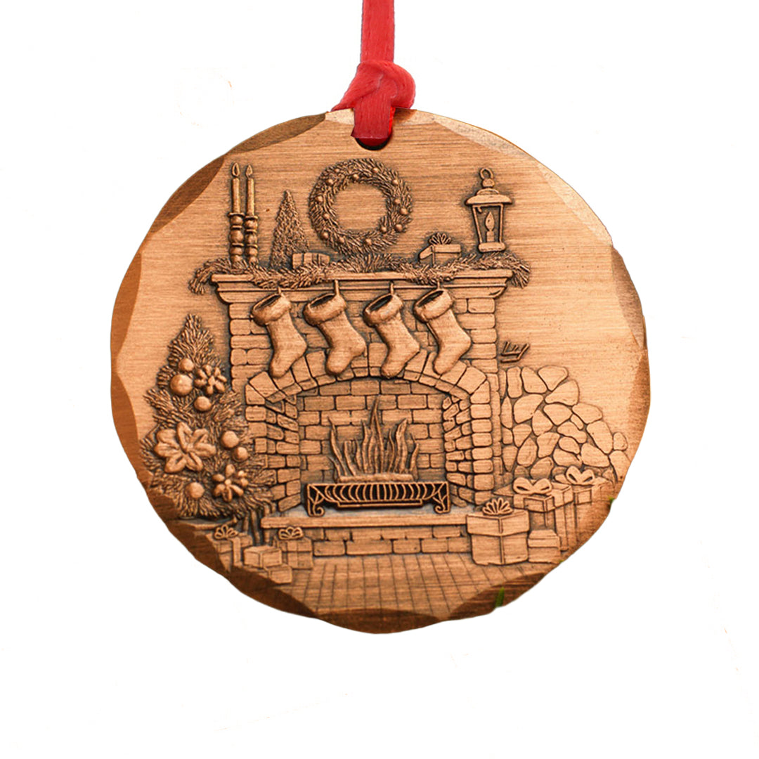 2026 Cozy Hearth Annual Ornament (Copper)