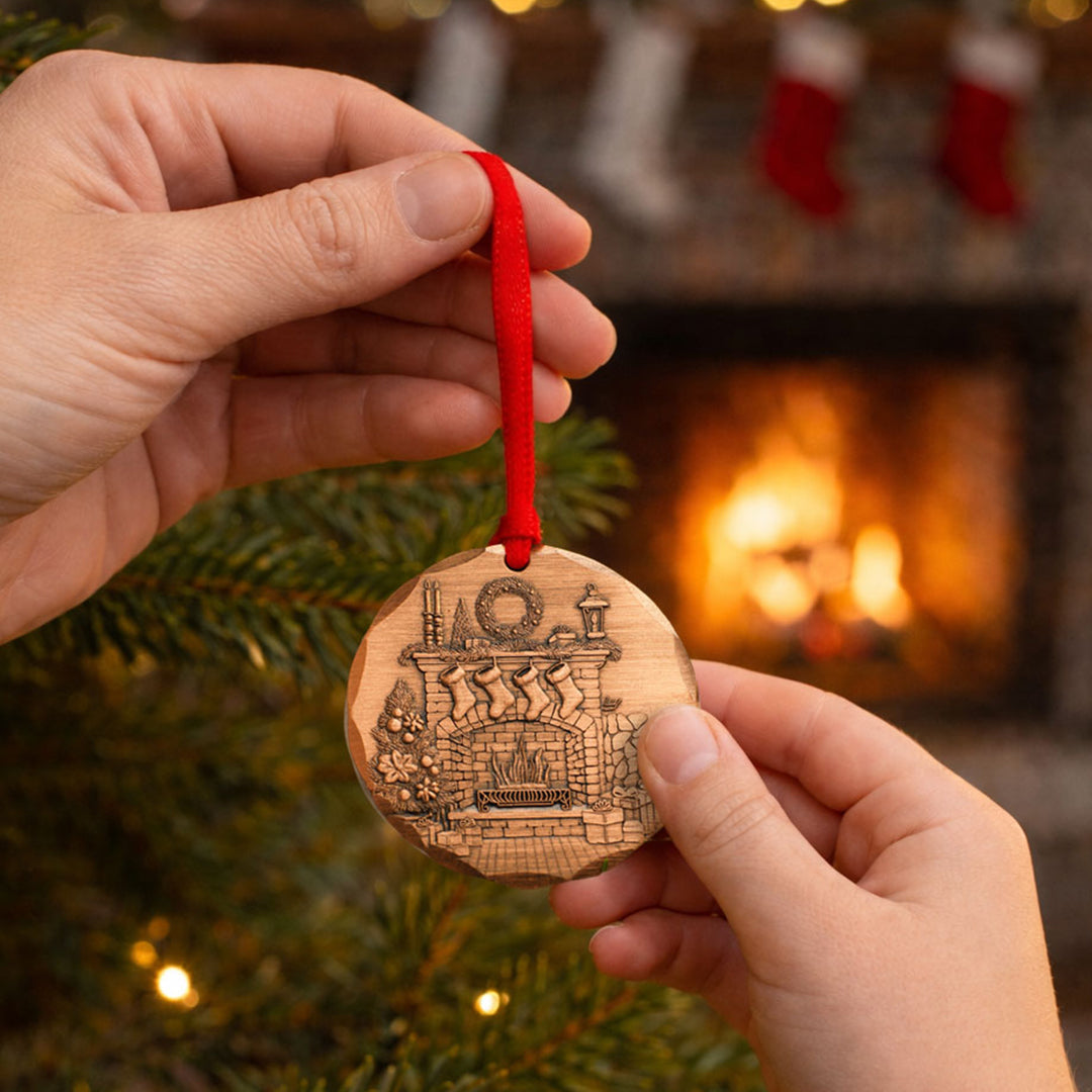 2026 Cozy Hearth Annual Ornament (Copper)