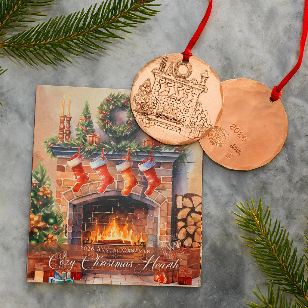 2026 Cozy Hearth Annual Ornament (Copper)
