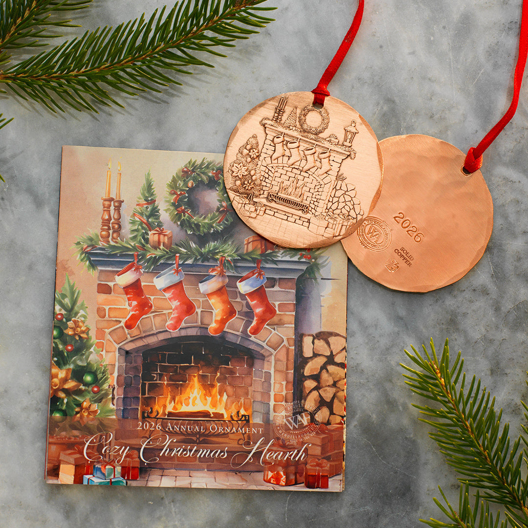 2026 Cozy Hearth Annual Ornament (Copper)