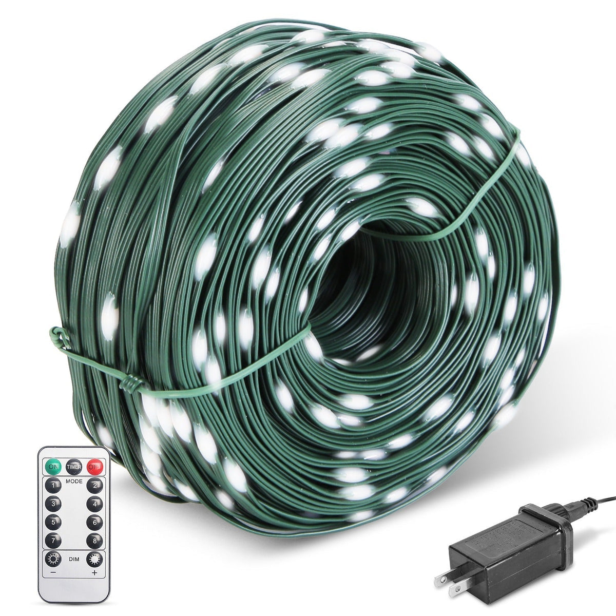330ft Outdoor Fairy Lights – 1000 LED with Remote