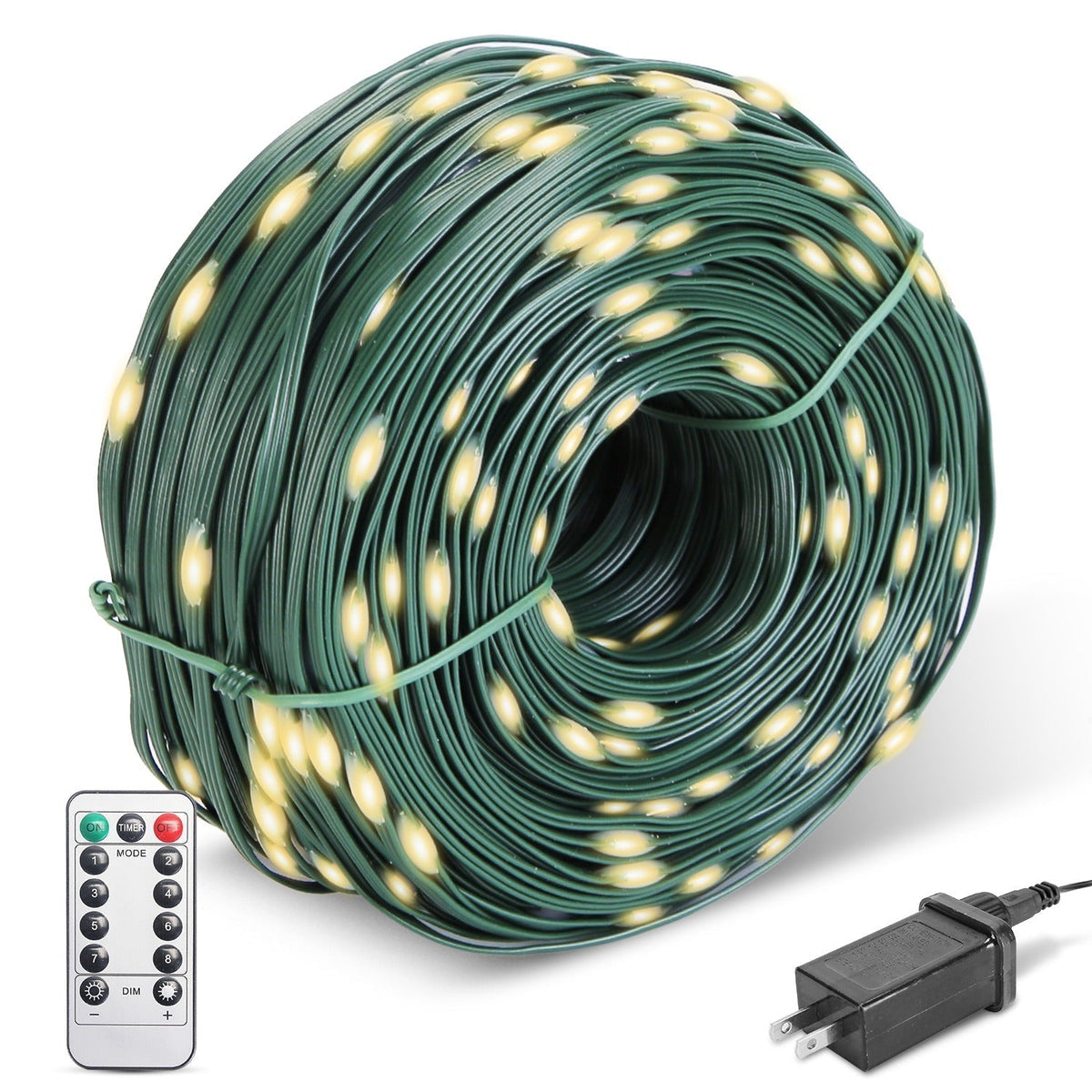 330ft Outdoor Fairy Lights – 1000 LED with Remote
