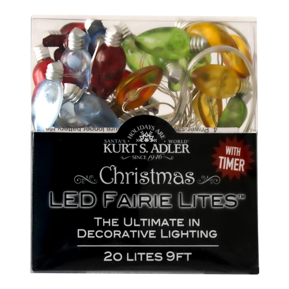 Battery C7 Bulb Lights – Multicolor