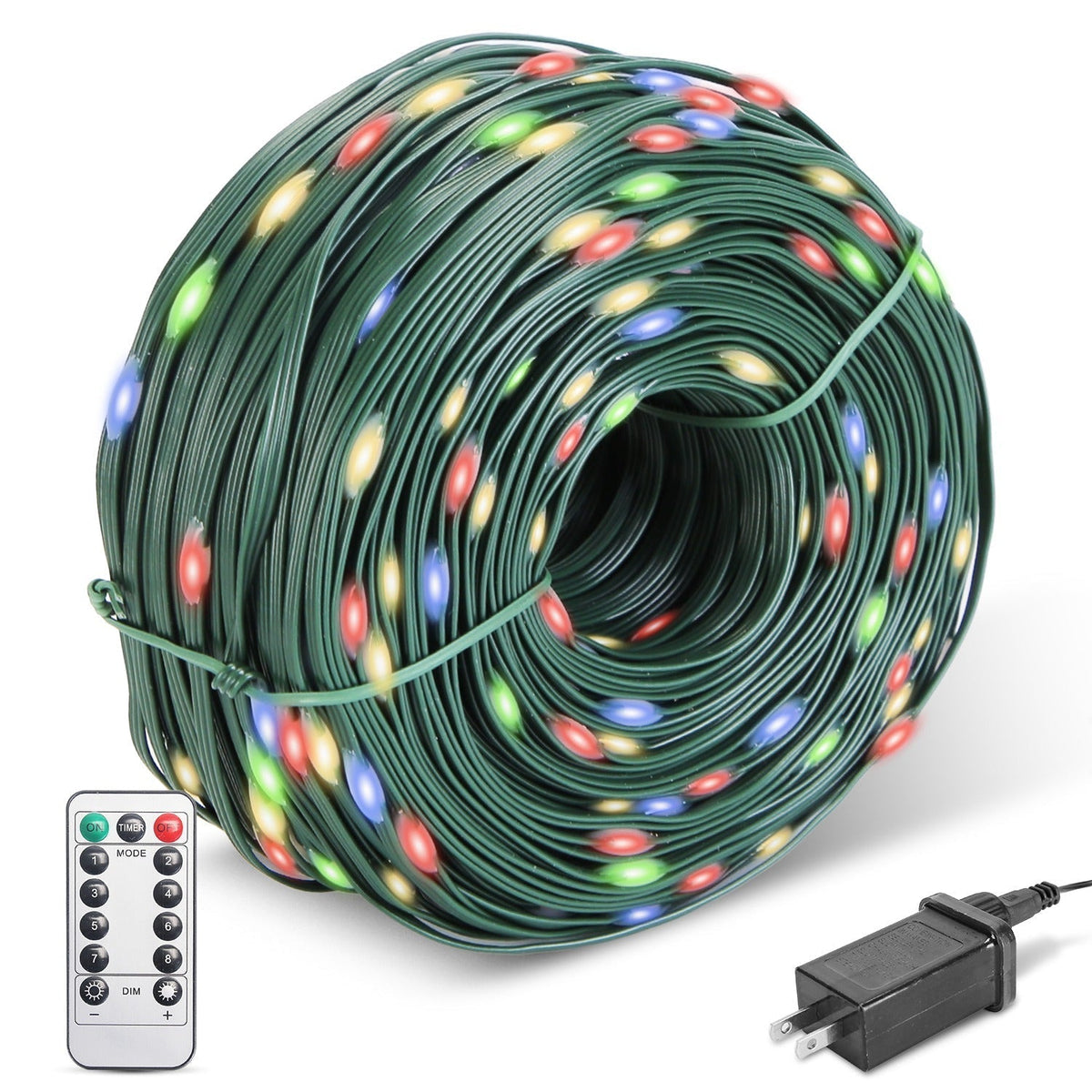 330ft Outdoor Fairy Lights – 1000 LED with Remote
