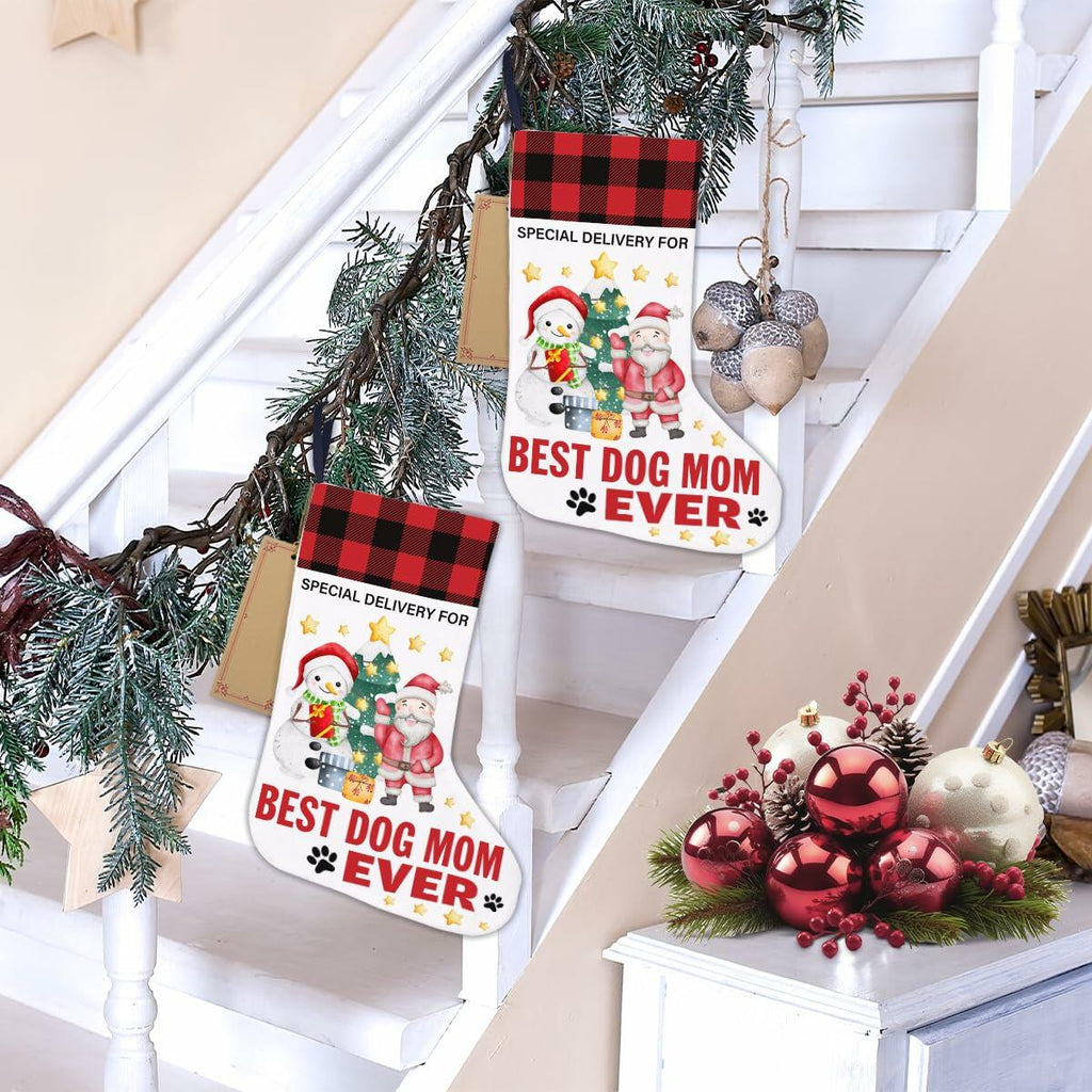 Best Dog Mom Ever Christmas Stocking