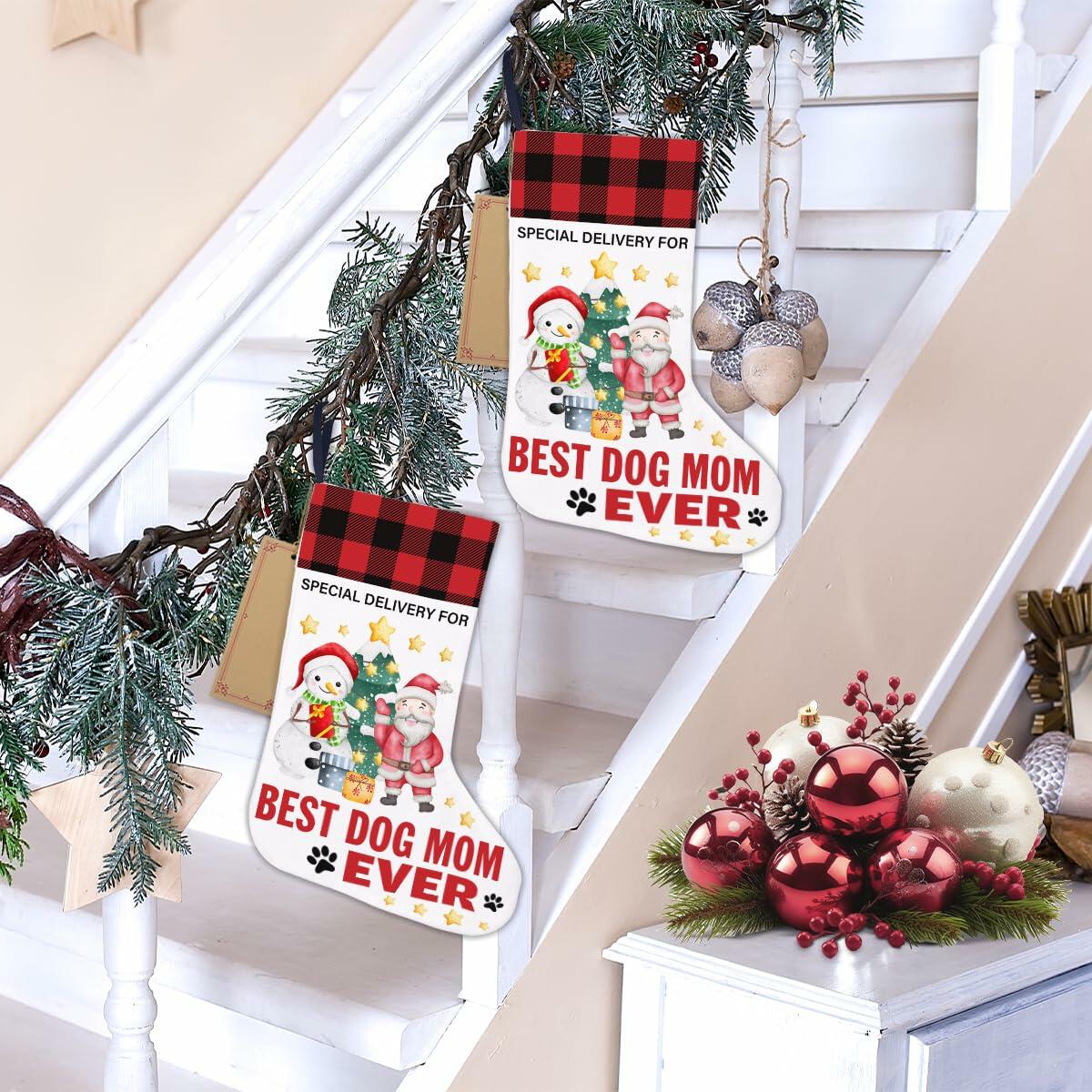 Best Dog Mom Ever Christmas Stocking