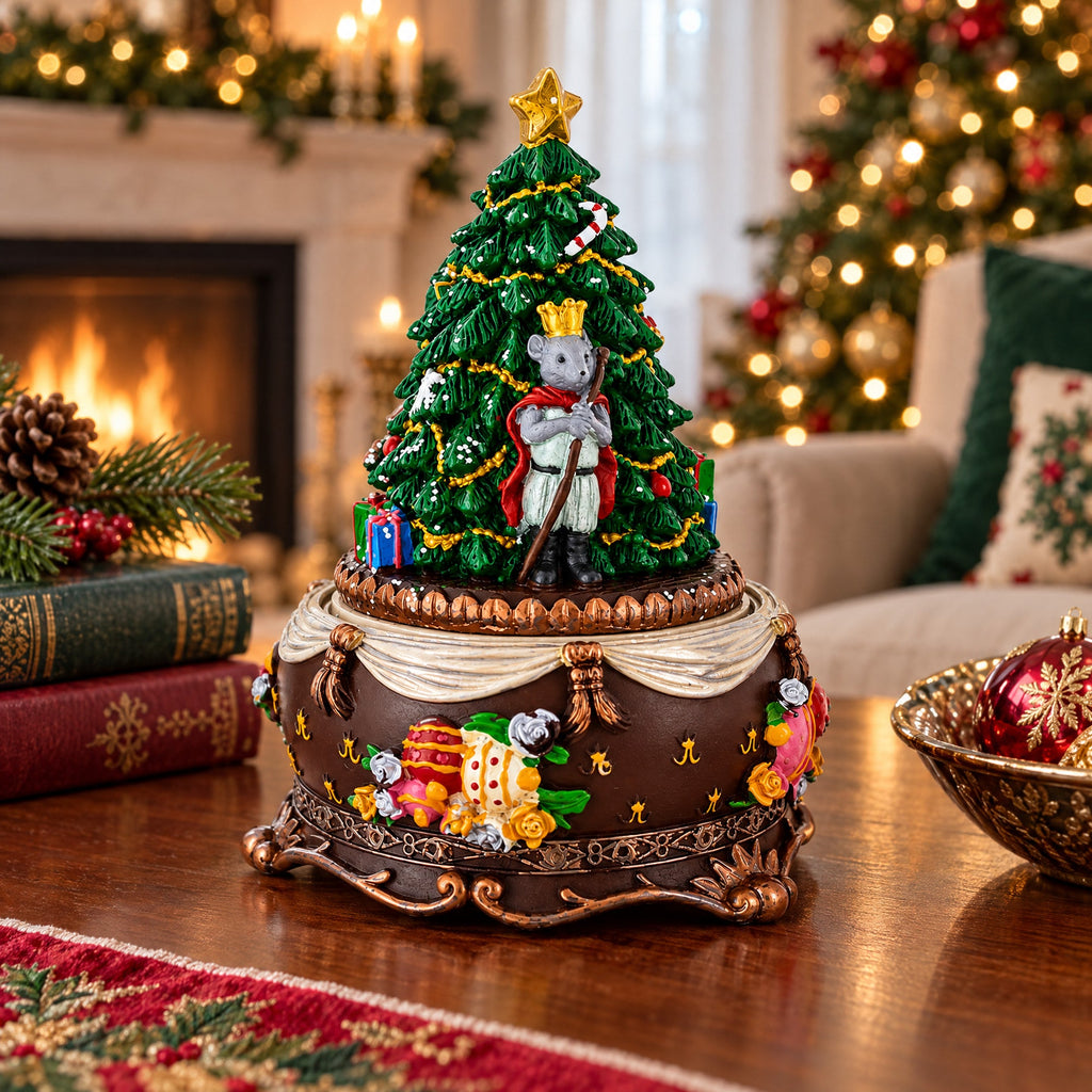 Nutcracker Ballerina Musical Tree Figurine