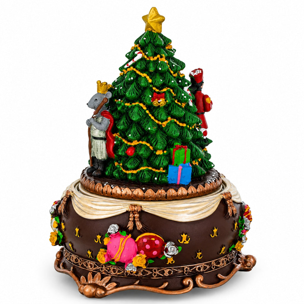 Nutcracker Ballerina Musical Tree Figurine